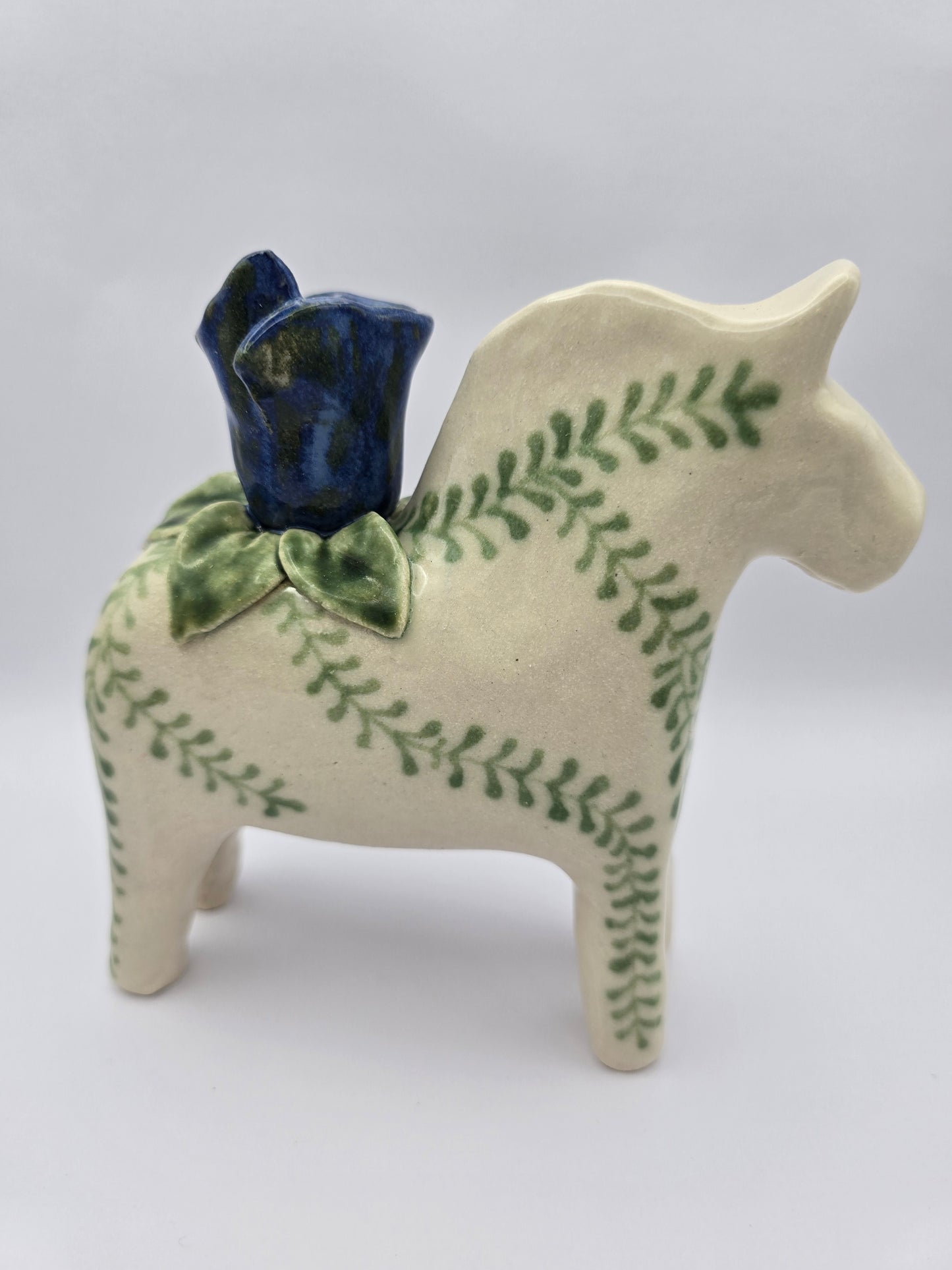 Swedish 'Dalahäst' Candle Holder