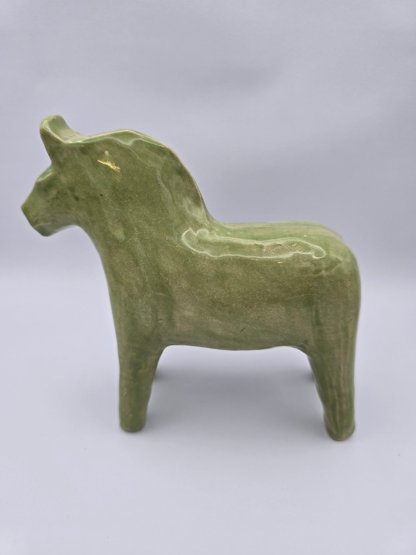 Green Swedish 'Dalahäst'