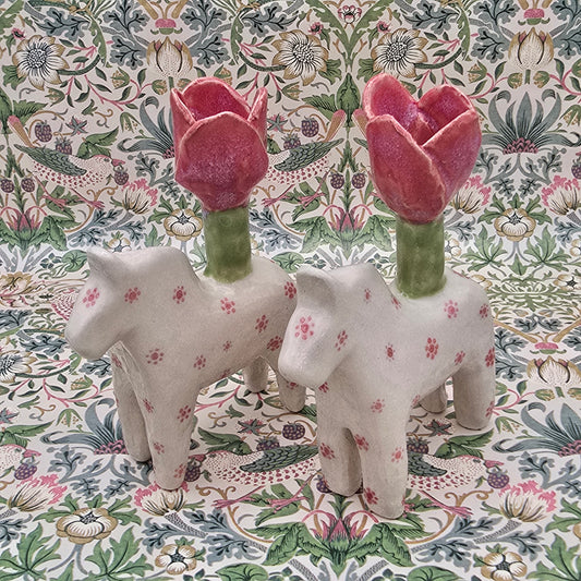 Swedish Horse 'Dalahäst' Candle holder