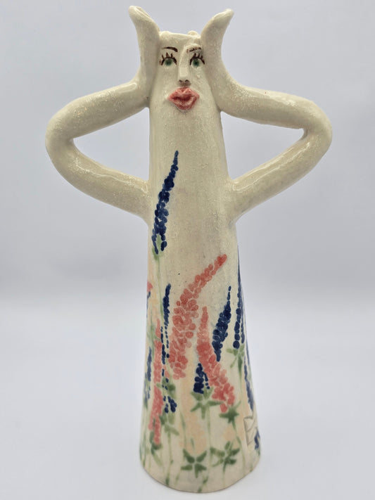 Tall Folk Lady Lupin Decorations